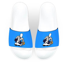 Load image into Gallery viewer, GZ WHITE-ROYAL/ NAVY STATE CHAMP WOMEN'S SLIDES