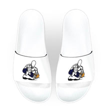 Load image into Gallery viewer, GZ WHITE CHS TIGERS BLUE FONT YOUTH SLIDES