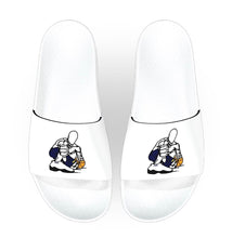 Load image into Gallery viewer, GZ WHITE-Blue/Gold SLIDES