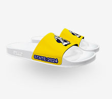 Load image into Gallery viewer, GZ WHITE-GOLD CHAMPIONSHIP YOUTH SLIDES