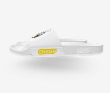 Load image into Gallery viewer, GZ WHITE-Blue/Gold SLIDES