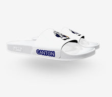Load image into Gallery viewer, GZ WHITE-CHS TIGERS BLUE FONT WOMEN'S SLIDES