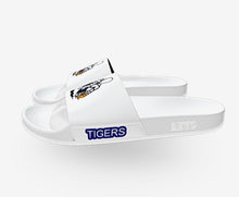 Load image into Gallery viewer, GZ WHITE-CHS TIGERS BLUE FONT SLIDES