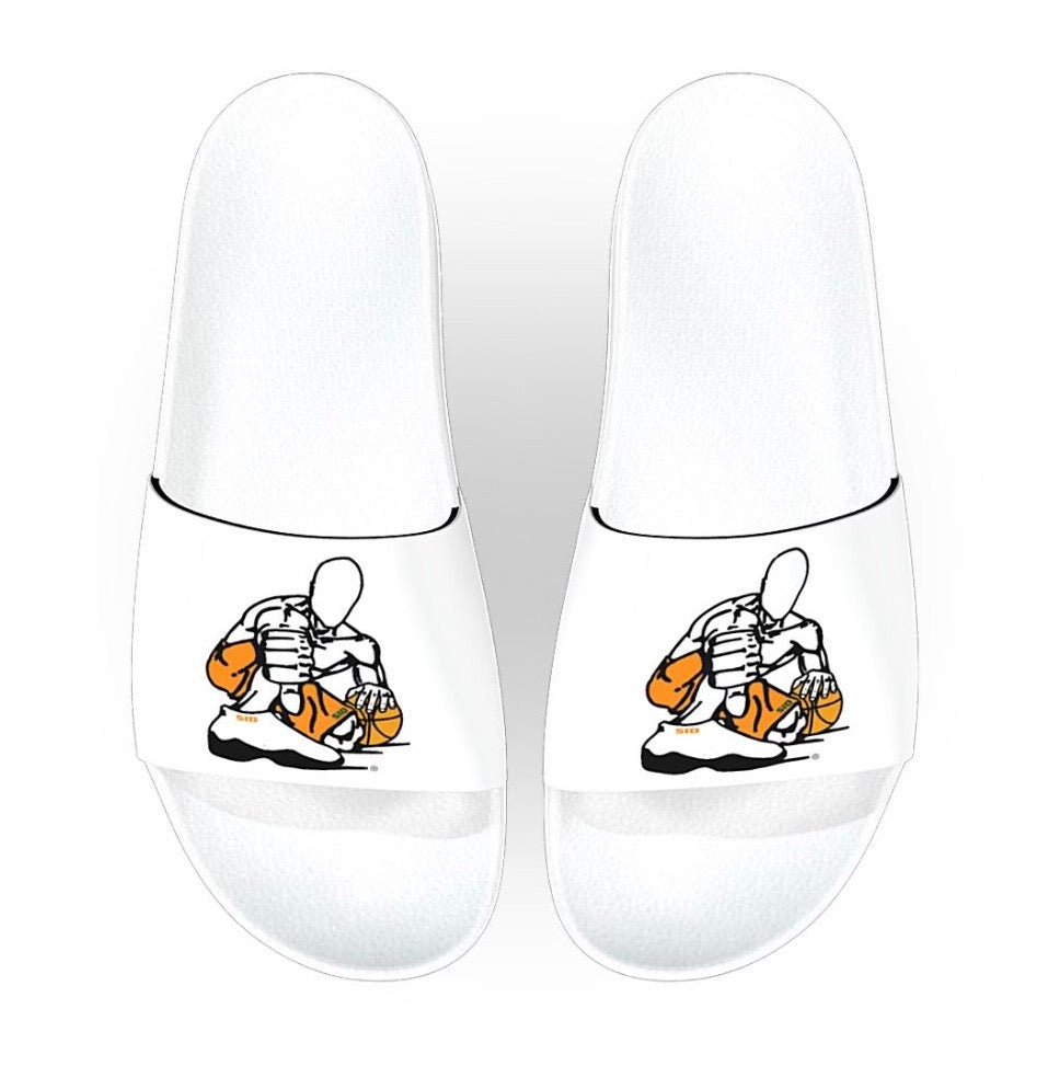 CUSTOMIZE - GZ WHITE-ORANGE/ GREEN SLIDES